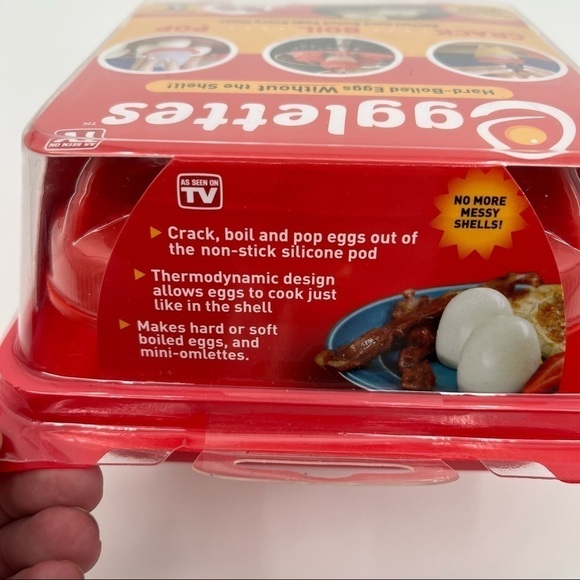 EGGLETTES NEW As Seen On TV Hard Boiled Eggs Without The Shell 4 Pack - Picture 6 of 7